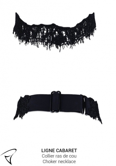 Accessoires Halsband mit Wimpern